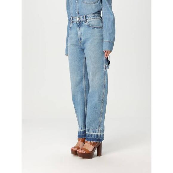 Stella McCartney Vintage Wash Denim Banana Jeans in Medium Vintage Blue 28 - Picture 3 of 7